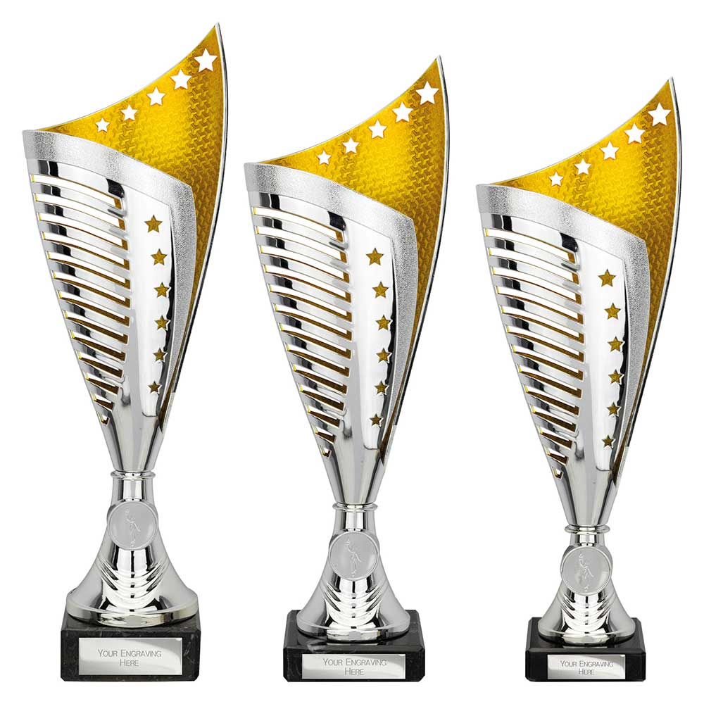 Nebula Trophy Silver & Gold - Trophies - Prudhoe Rosettes