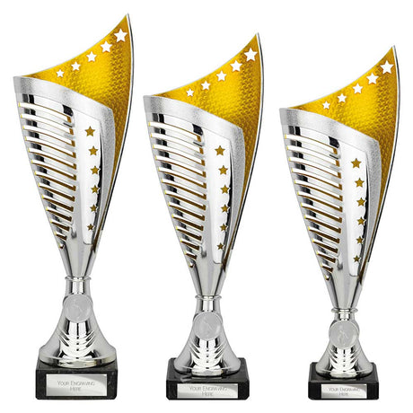 Nebula Trophy Silver & Gold - Trophies - Prudhoe Rosettes
