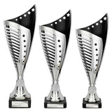 Nebula Trophy Silver & Black - Trophies - Prudhoe Rosettes