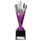 Rodeo Trophy Silver & Purple