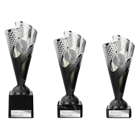 Rodeo Trophy Silver & Black - Trophies - Prudhoe Rosettes