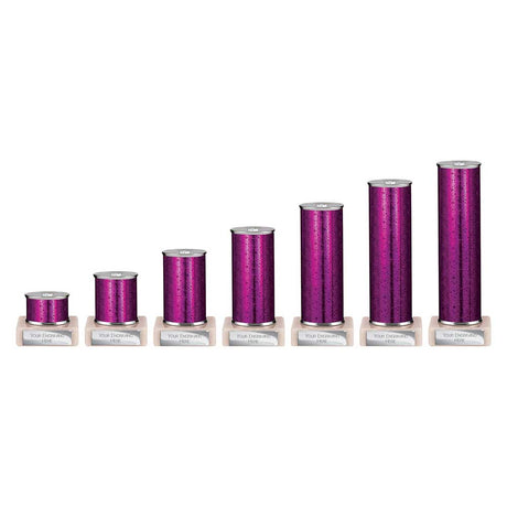 Superstars Tube Trophy Purple - Trophies - Prudhoe Rosettes