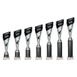 Predator Multisport Tube Trophy Silver & Black - Trophies - Prudhoe Rosettes