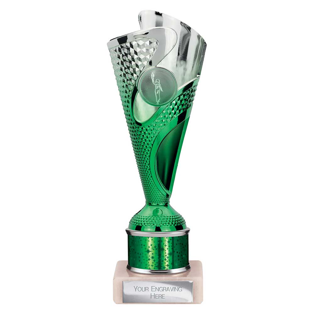 Rodeo Multisport Tube Trophy Silver & Green