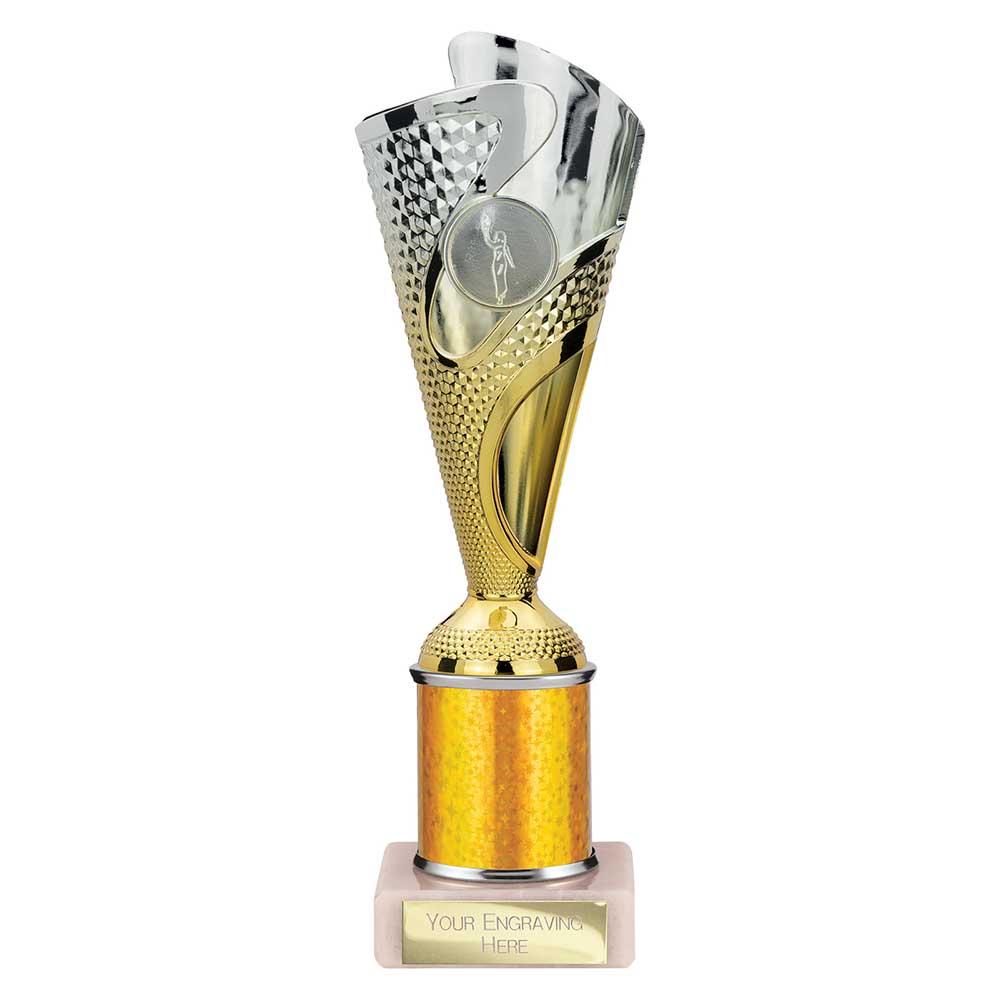Rodeo Multisport Tube Trophy Silver & Gold