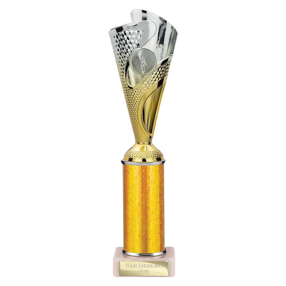 Rodeo Multisport Tube Trophy Silver & Gold