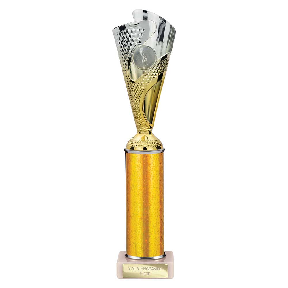 Rodeo Multisport Tube Trophy Silver & Gold