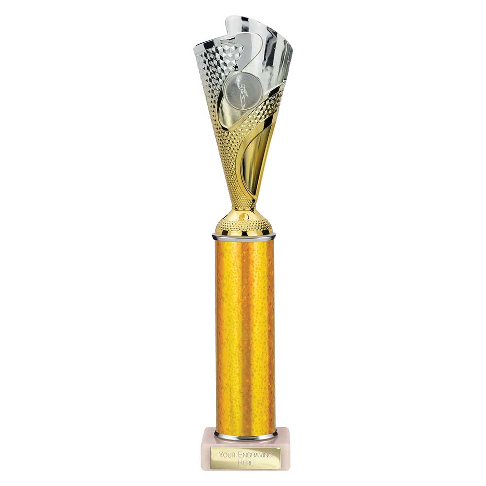 Rodeo Multisport Tube Trophy Silver & Gold