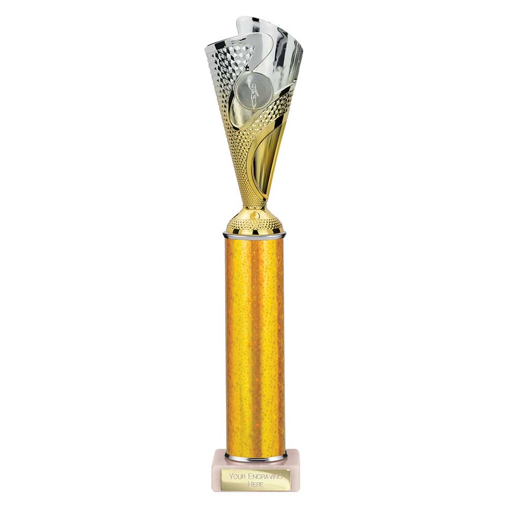Rodeo Multisport Tube Trophy Silver & Gold