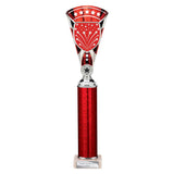 Cobra Star Multisport Tube Trophy Silver & Red