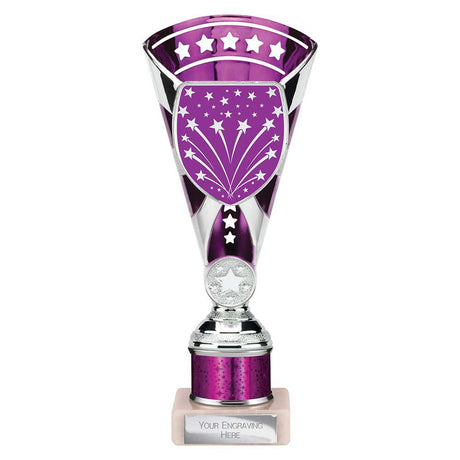 Cobra Star Multisport Tube Trophy Silver & Purple