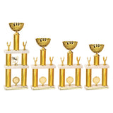 Starlight Champion Tower Trophy Gold - Trophies - Prudhoe Rosettes