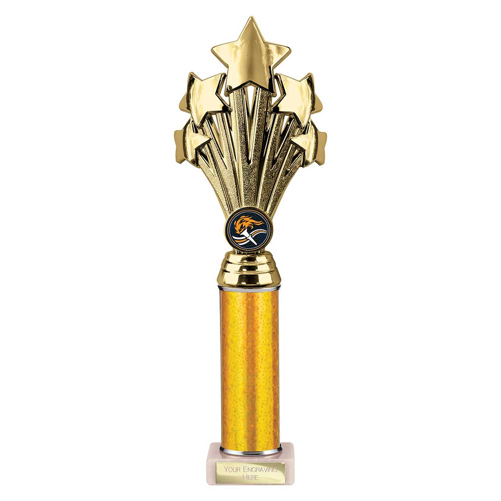 5 Star Multisport Tube Trophy (Various Colour Options)
