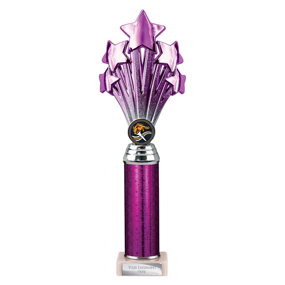5 Star Multisport Tube Trophy (Various Colour Options)