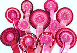 Box Pleated Rosettes - Our Most Popular Range