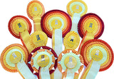 Traditional Knife Pleated Rosettes - Our Original Design